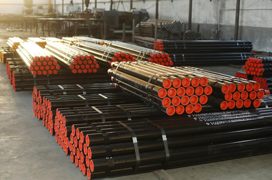 Steel Threaded Rock Drill Rods High Strength For Top Hammer Rock Drilling Rigs