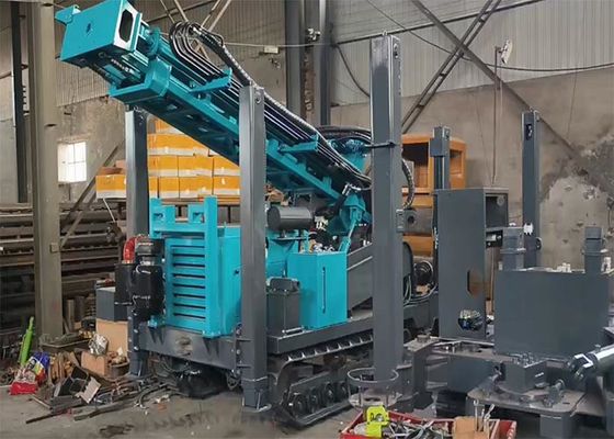 Foundation Borehole / Water Well Digging Machine With 6m Tower