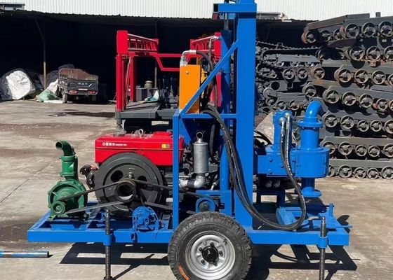 Farming Water Well Borehole Drilling Equipment Easy Movement 120 Meters