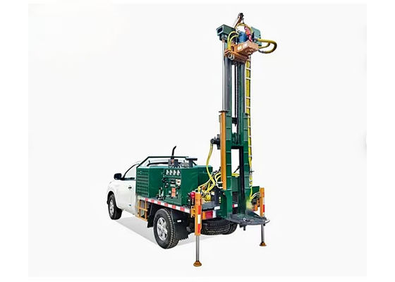Geological Exploration Borewell Drilling Truck Easy Moving