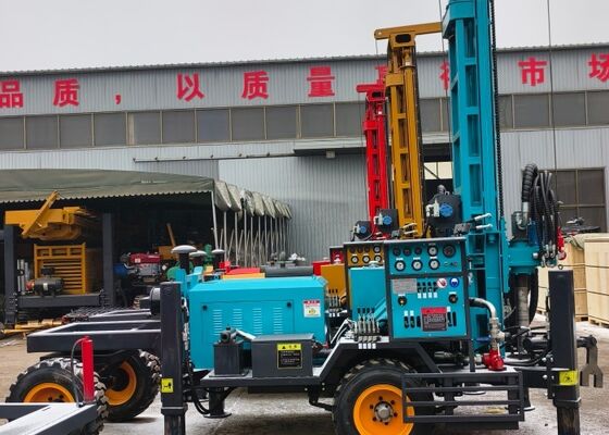 Water Borehole Underground Rock Drilling Machine 200 Meters Depth Industrail Application