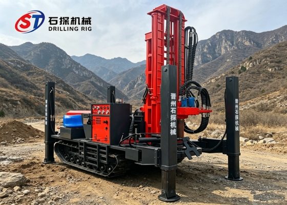High Speed 10-35m/h  Crawler Drilling Rig For Hard Rock