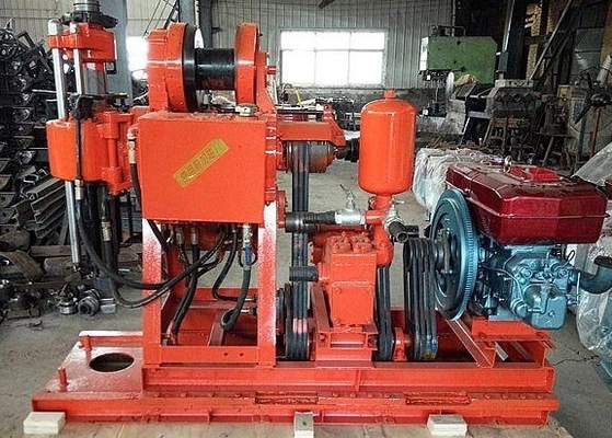 380V GK 200 জিওটেকনিক্যাল এক্সপ্লোরেশনের জন্য চাকার সাথে মাটি পরীক্ষা ড্রিলিং রিগ মেশিন
