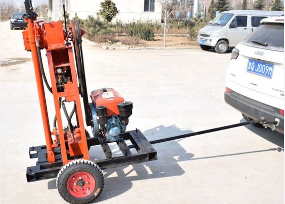 ছোট নমুনা হাইড্রোলিক 50m 5.7KW কোর ড্রিলিং রিগ ST 50