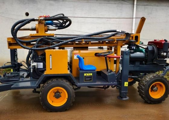 Pneumatic Drilling Rig with 100-350mm Hole Diameter and Pneumatic Drive System for Rocky Strata