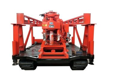 ক্ষুদ্র জল ওয়েল তুরপুন Rig রোটারি ট্রেলার 300m গভীরতা 37KW শক্তি মাউন্ট করা