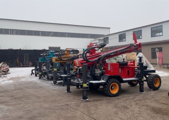 ওয়াটার হোল ভূগর্ভস্থ রক ড্রিলিং মেশিন 200 মিটার গভীরতা ইন্ডাস্ট্রিয়াল অ্যাপ্লিকেশন