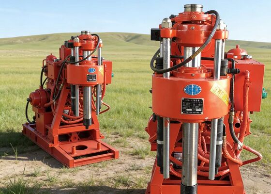 200M গভীর গর্ত কোর ডিজেল / বৈদ্যুতিক শক্তি সঙ্গে উন্নত পোর্টেবল ড্রিল রিগ