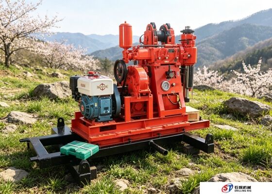 সহজ অপারেশন ডিজেল ইঞ্জিন Borehole ড্রিলিং মেশিন XY-1A জন্য অনুসন্ধান