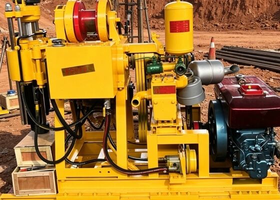 200 মিটার গভীরতা ড্রিলিং মেশিন সব স্তর জন্য 300mm borehole ব্যাসার্ধ সঙ্গে