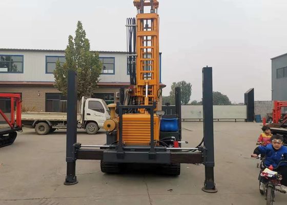 বায়ুসংক্রান্ত এবং কাদা পাম্প 1.25mpa বহনযোগ্য জলবাহী জল ভাল ড্রিলিং রিগ