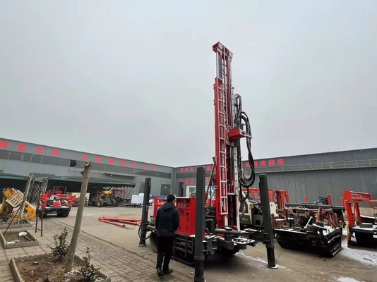 180m গভীর St180 বায়ুসংক্রান্ত ড্রিলিং রিগ ক্রলার টাইপ জলের কূপের জন্য ছোট জলবাহী