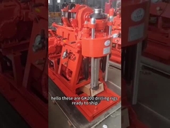 পোর্টেবল মাইনিং সার্ভে ইঞ্জিনিয়ারিং ড্রিলিং রিগ 300 মিমি হোল ব্যাস 200 মিটার গভীরতা