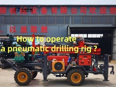 স্বয়ংচালিত / কার্গো ট্রেলার মাউন্টড ওয়াটার ওয়েল ড্রিলিং রিগ সঙ্গে বড় শক্তি মাথা