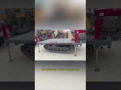 মোবাইল হাইড্রোলিক ক্রলার ড্রিলিং রিগ, ট্র্যাক মাউন্টেড ড্রিল রিগ সহজ অপারেশন