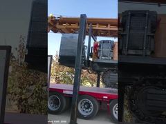 1000 মিটার ক্রলার হাইড্রোলিক ওয়াটার ওয়েল ড্রিলিং রিগ 6 সিলিন্ডার ডিজেল ইঞ্জিন