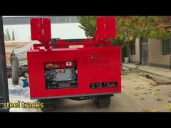 ৪-টন ইস্পাত ট্র্যাকযুক্ত চেসিস এবং ড্রিলিং রিগের জন্য ভাঁজযোগ্য টাওয়ার