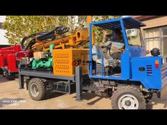 180 মিটার গভীরতার জল কূপ খনন ডেমোর জন্য 76/89 মিমি ড্রিলিং রড এবং নিউম্যাটিক ড্রাইভ সিস্টেম দেখুন