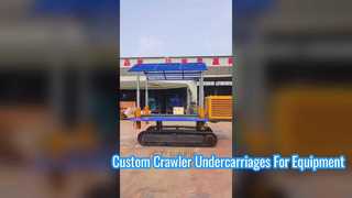 ক্রলার আন্ডারক্যারেজ যেকোন ধরণের সরঞ্জামের জন্য কাস্টমাইজ করা যেতে পারে!
