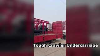 হেভি ডিউটি ​​রাবার ক্রলার আন্ডারক্যারেজ